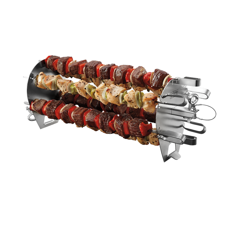WEBER CRAFTED Rotisserie Skewer Set?