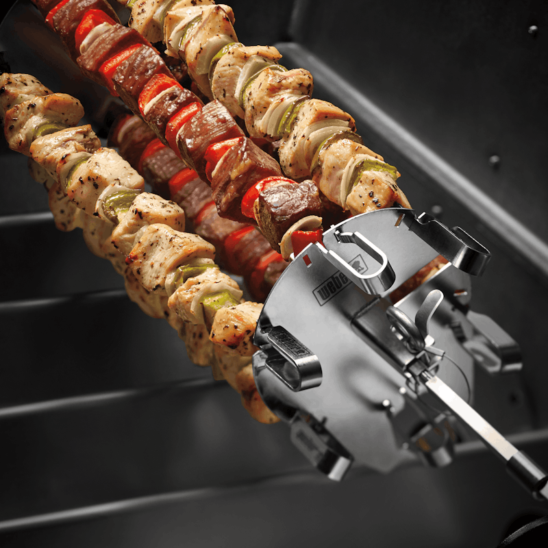 WEBER CRAFTED Rotisserie Skewer Set?