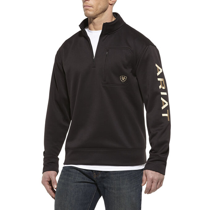 Ariat Team Logo 1/4 Zip Top