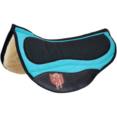 PRI Platinum Shock Absorbing Suede Barrel Saddle Pad