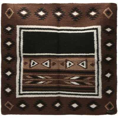 Tough 1 New Zealand Navajo Wool Saddle Blanket- 34x36