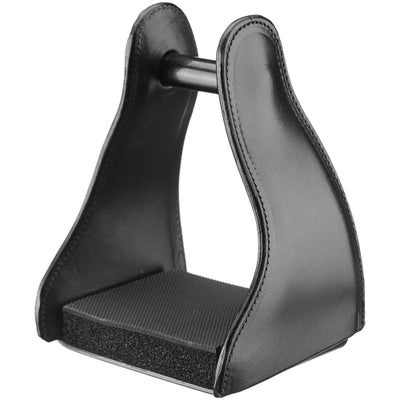Shenandoah Leather Covered Aluminum Endurance Stirrups