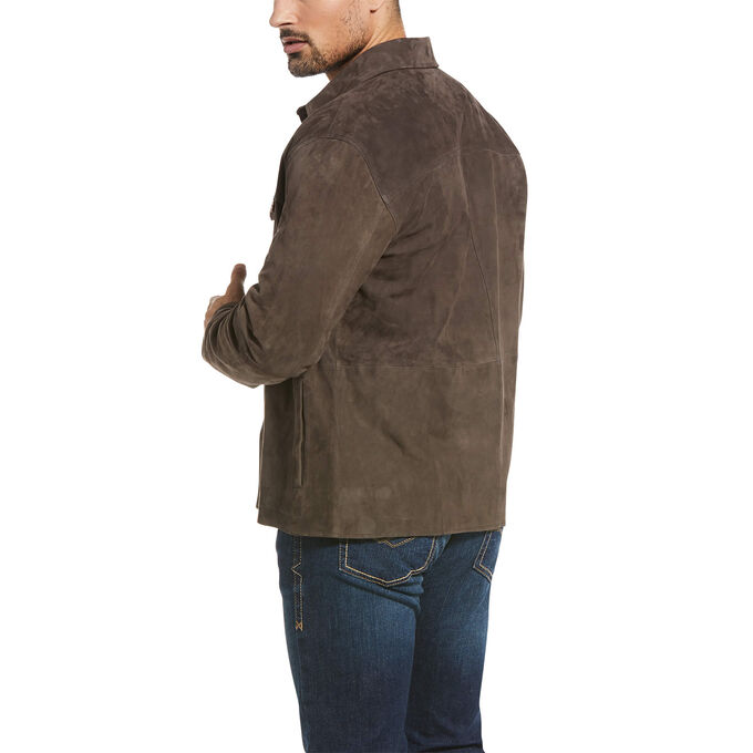 Ariat Leather Suede Shirt Jacket