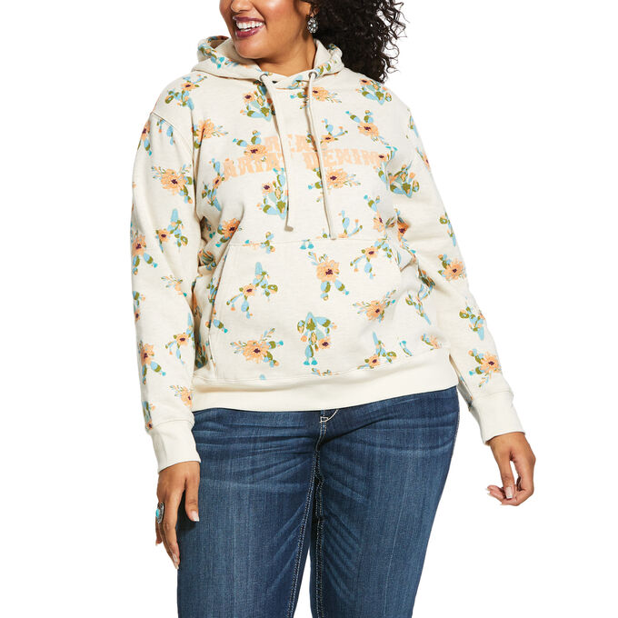 Ariat R.E.A.L. Floral Cactus Hoodie