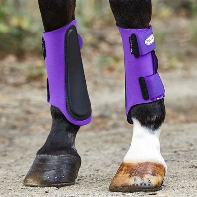 Equi-Sky FG Neoprene Splint Boots Size Large-DEAL!