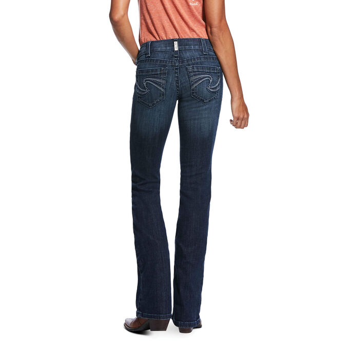 Ariat R.E.A.L. Mid Rise Arrow Fit Stretch Angel Boot Cut Jean