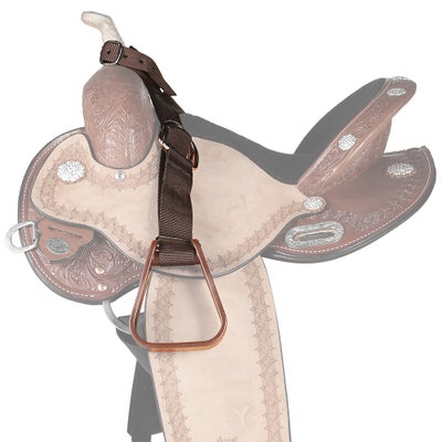 Tory Leather Kiddy-Up Saddle Stirrups