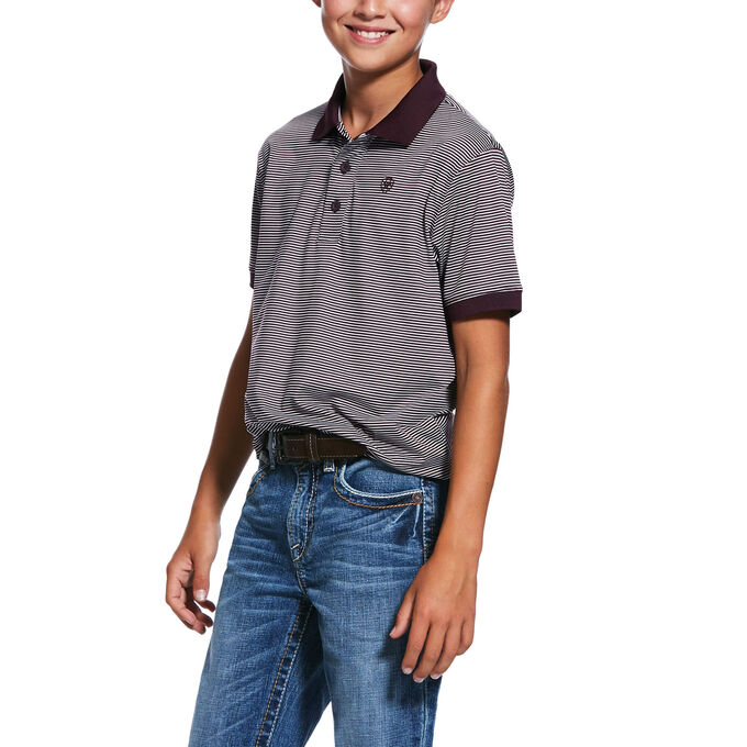 Ariat Micro Stripe TEK Button Polo