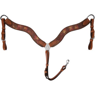 Alamo Saddlery Buckstitch Sleek Wave Style Breastcollar