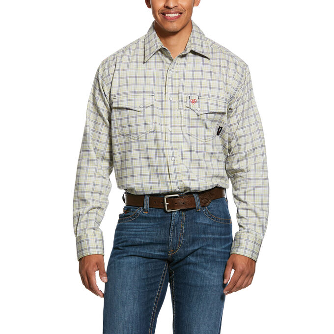 Ariat FR Whetstone Classic Fit Snap Work Shirt