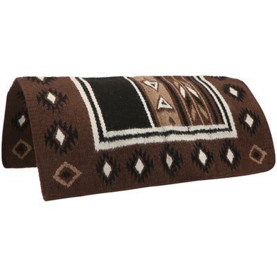 Tough 1 New Zealand Navajo Wool Saddle Blanket- 34x36