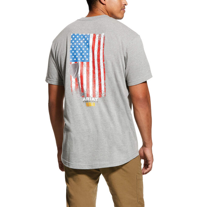 Ariat Rebar Cotton Strong American Grit Graphic T-Shirt
