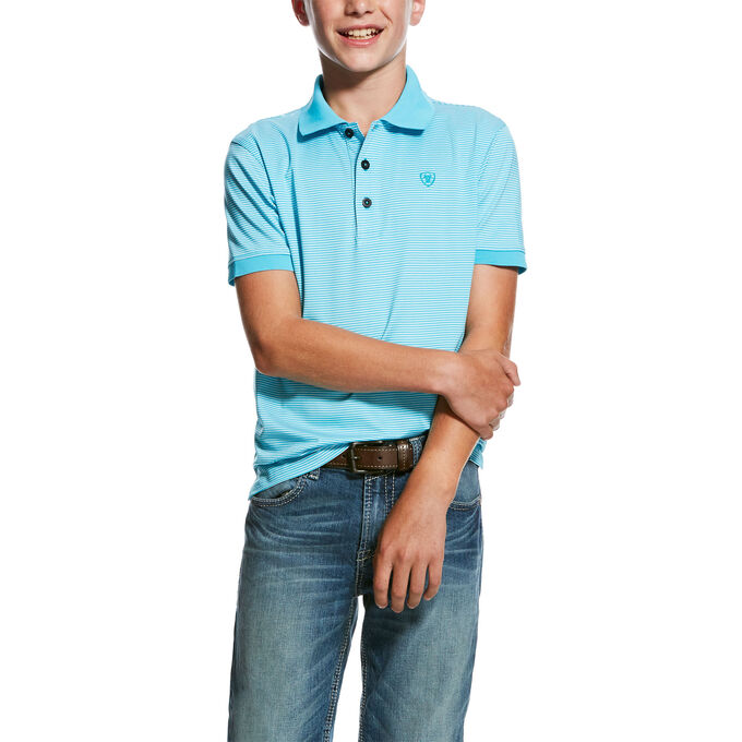 Ariat Mini Stripe Tek Polo