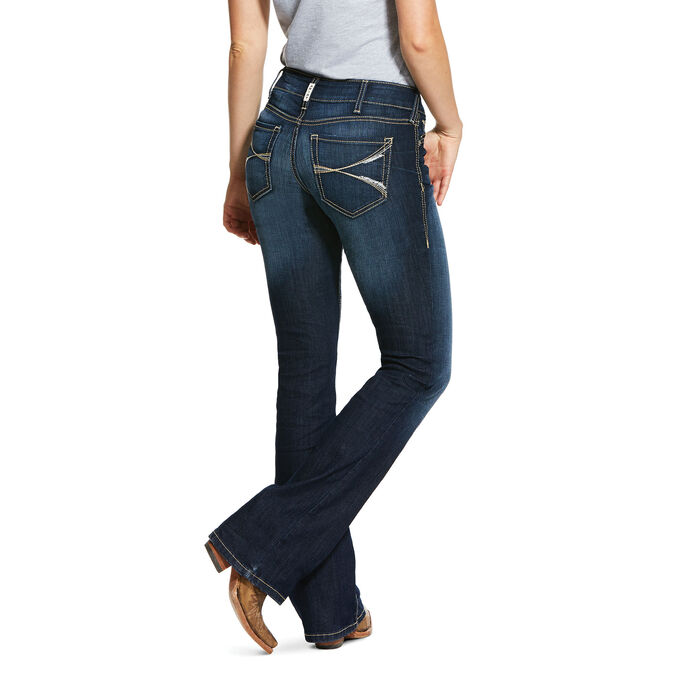 Ariat R.E.A.L. Mid Rise Stretch Lucia Boot Cut Jean