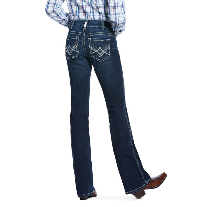 Ariat R.E.A.L. Low Rise Stretch Glitz Boot Cut Jean