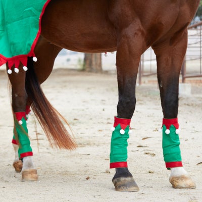 Tough 1 Holiday Four Piece Elf Leg Wraps