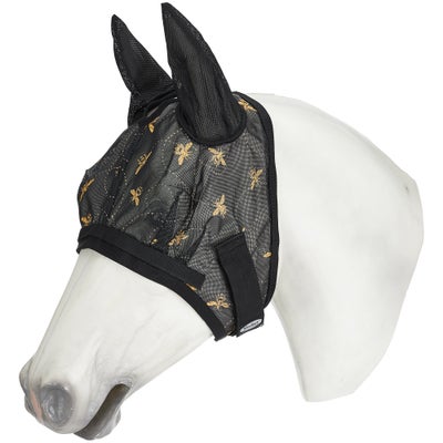 Mackey Equine Fly Mask With Ears and Detachable Nose
