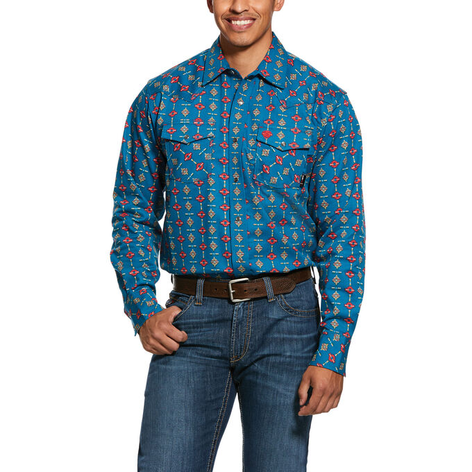 Ariat FR Rio Retro Fit Snap Work Shirt