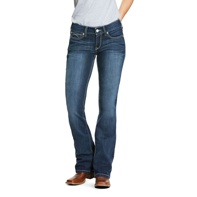 Ariat R.E.A.L. Mid Rise Arrow Fit Stretch Shayla Boot Cut Jean