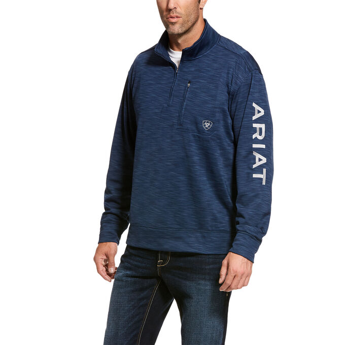 Ariat Team Logo 1/4 Zip Top