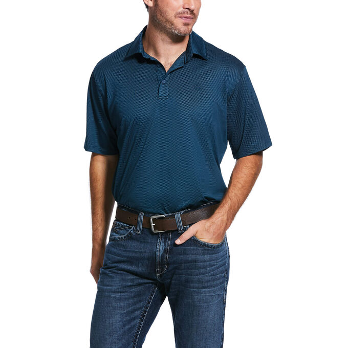 Ariat Birdseye Button Polo