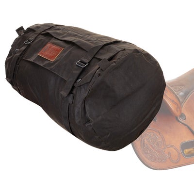 Outback Trading Co Oilskin Waterproof Cantle Saddlebag