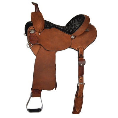 Reinsman Charmayne James Roughout Record Barrel Saddle