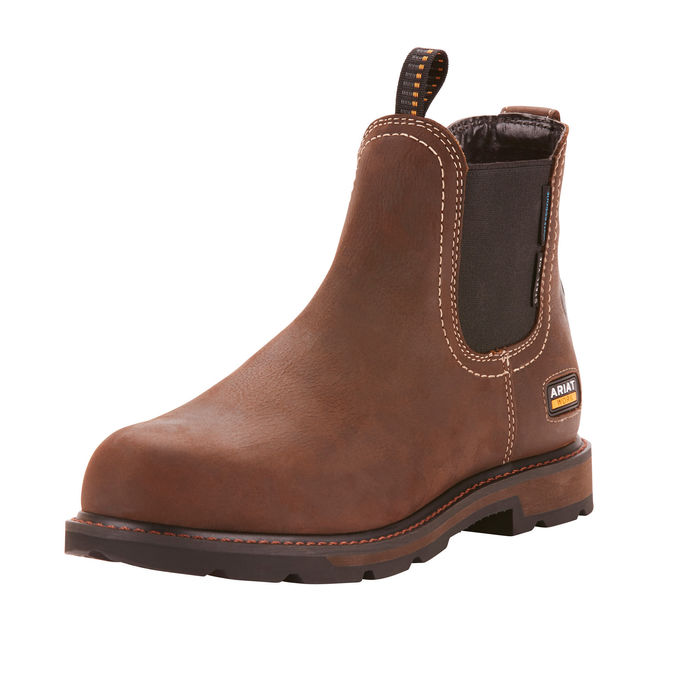 Ariat Groundbreaker Chelsea Waterproof Steel Toe Work Boot