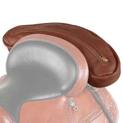 Weaver Chap Leather Contoured Cantle Skirt Saddlebag