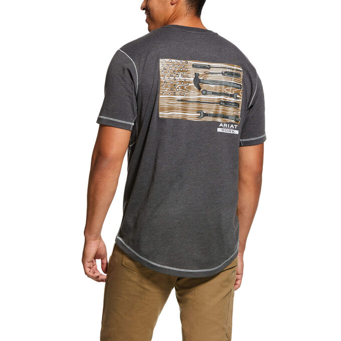 Ariat Rebar Workman Technician Graphic T-Shirt