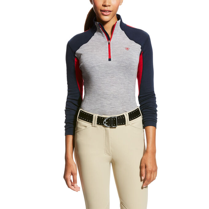 Ariat Cadence Wool 1/4 Zip Baselayer