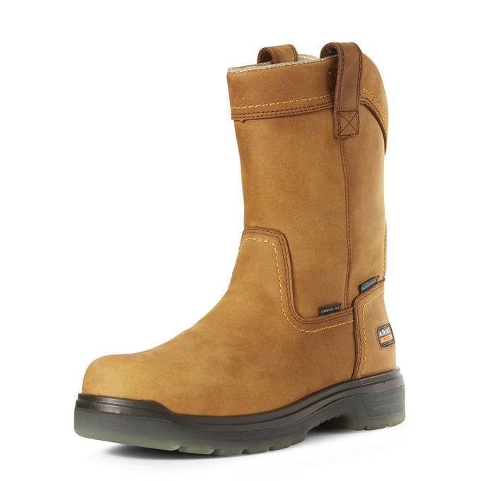 Ariat Turbo Pull-On Waterproof Carbon Toe Work Boot