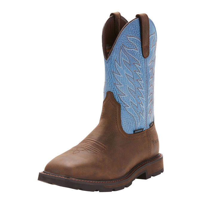 Ariat Groundbreaker Wide Square Toe Waterproof Steel Toe Work Boot