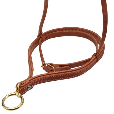 Berlin Custom Leather Noseband w/ Adjustable Cavesson