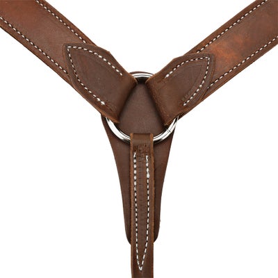 Berlin Custom Oiled Leather Contoured Breast Collar