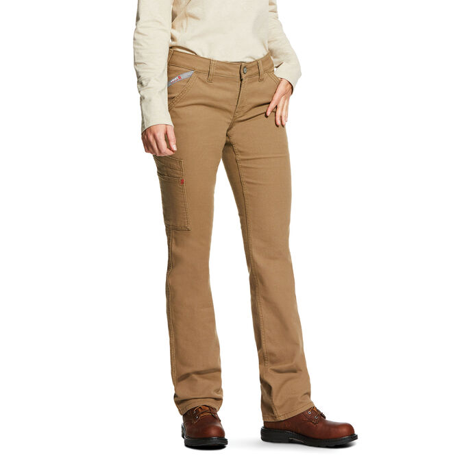 Ariat FR Stretch DuraLight Canvas Stackable Straight Leg Pant