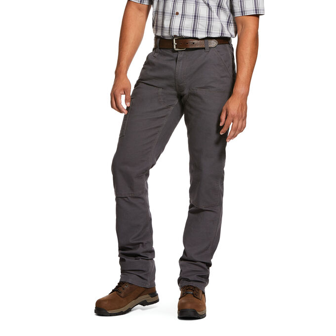 Ariat Rebar M4 Low Rise DuraStretch Made Tough Double Front Stackable Straight Leg Pant