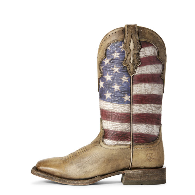 Ariat Ranchero Stars and Stripes Western Boot