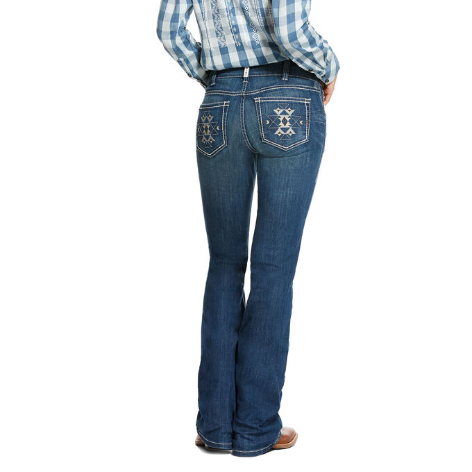 Ariat R.E.A.L. Mid Rise Stretch August Boot Cut Jean