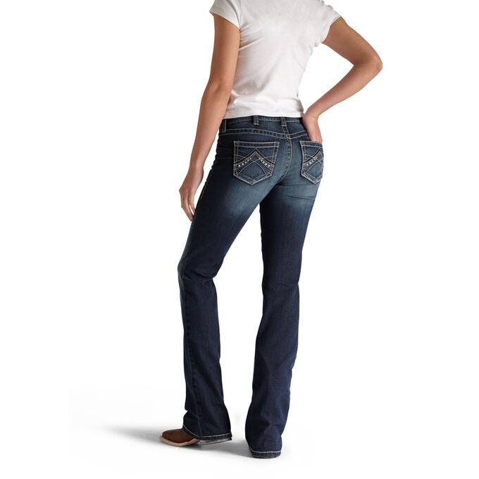 Ariat R.E.A.L. Mid Rise Stretch Original Boot Cut Jean