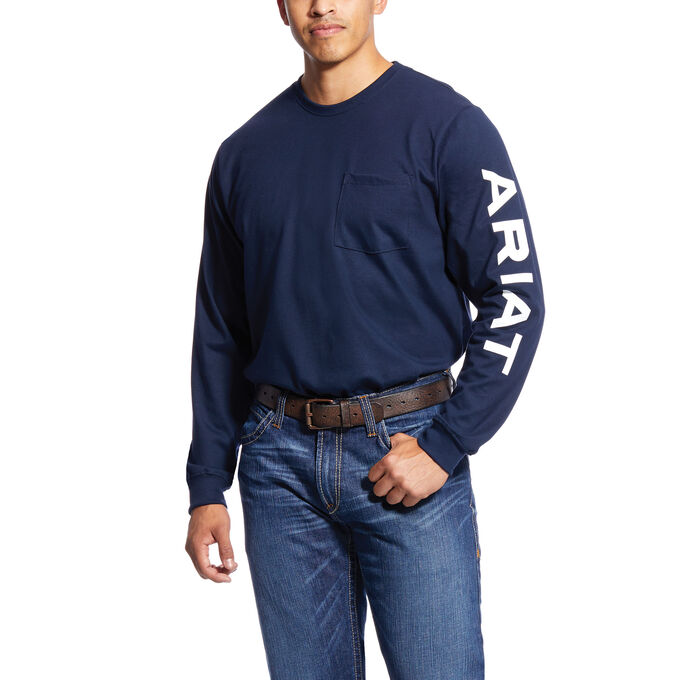 Ariat FR Pocket Logo Crew T-shirt