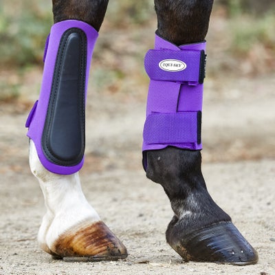 Equi-Sky FG Neoprene Splint Boots Size Large-DEAL!