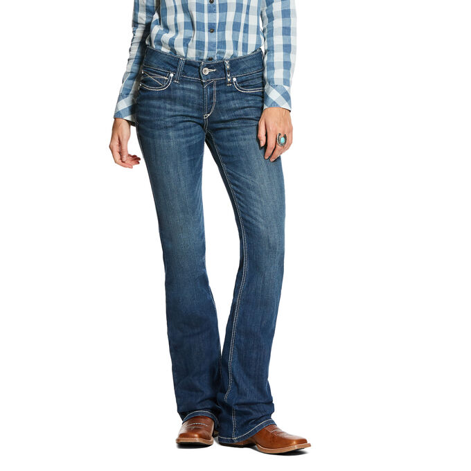 Ariat R.E.A.L. Mid Rise Stretch August Boot Cut Jean