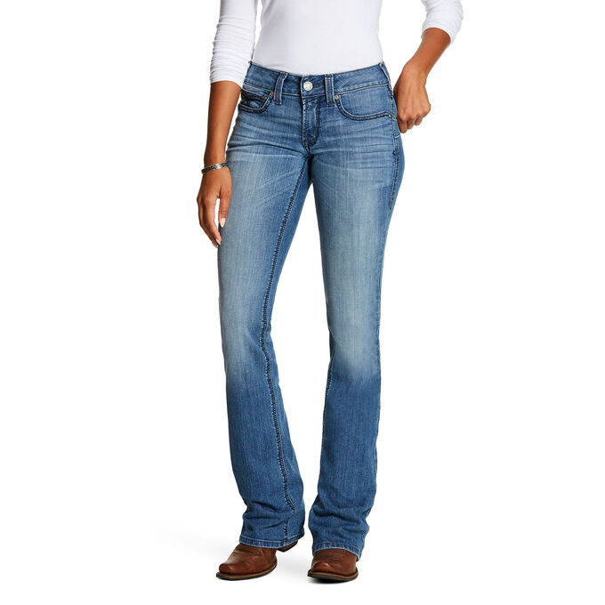 Ariat R.E.A.L. Mid Rise Stretch Shawna Boot Cut Jean