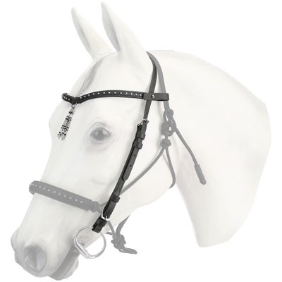 Mad Tack Beaded Beta Snap-On Bridle Headstall