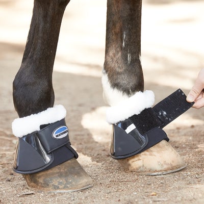Weatherbeeta Fleece Trim Impact Overreach Bell Boots