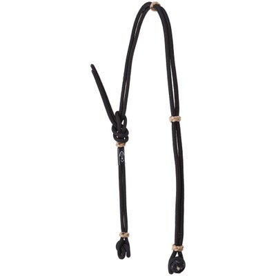 Berlin Custom Rope Split Ear Headstall Bridle