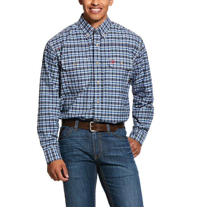 Ariat FR Plaid Featherlight Work Shirt