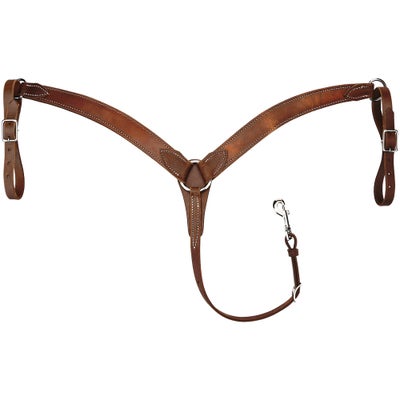 Berlin Custom Oiled Leather Contoured Breast Collar