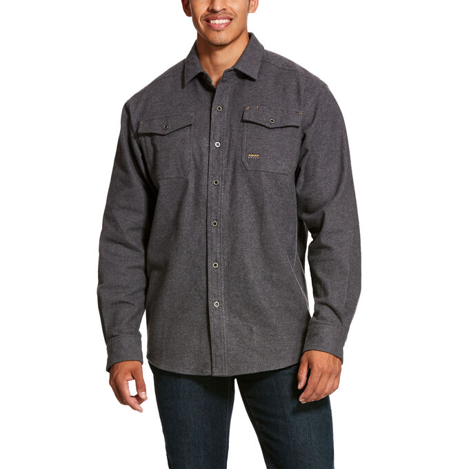 Ariat Rebar Heavyweight Flannel Classic Fit Shirt